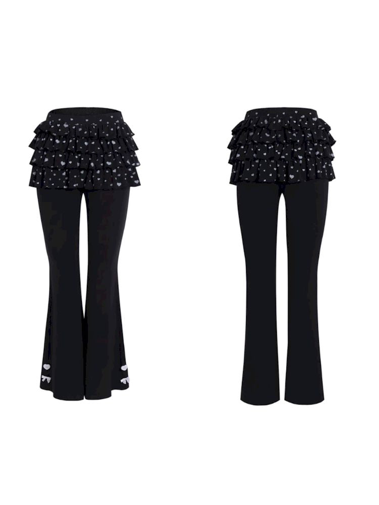 Love Cat Paw Print Cake Skirt Pants【s0000009272】