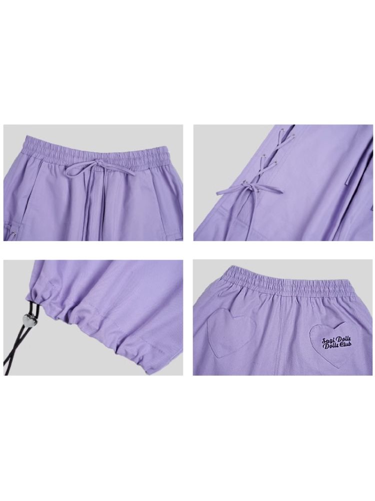 Bow Tie Casual Drawstring Trousers【s0000005054】