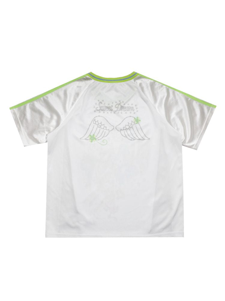 Patchwork Short Sleeve Jersey【s0000012338】