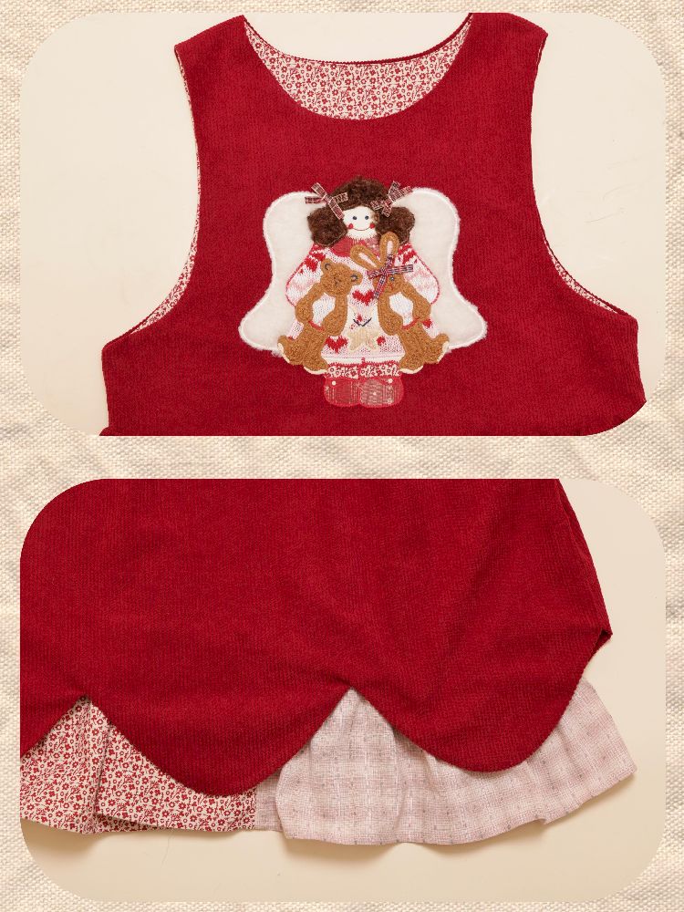 Doll Patch Embroidered Petal Lace Tank Dress【s0000010899】