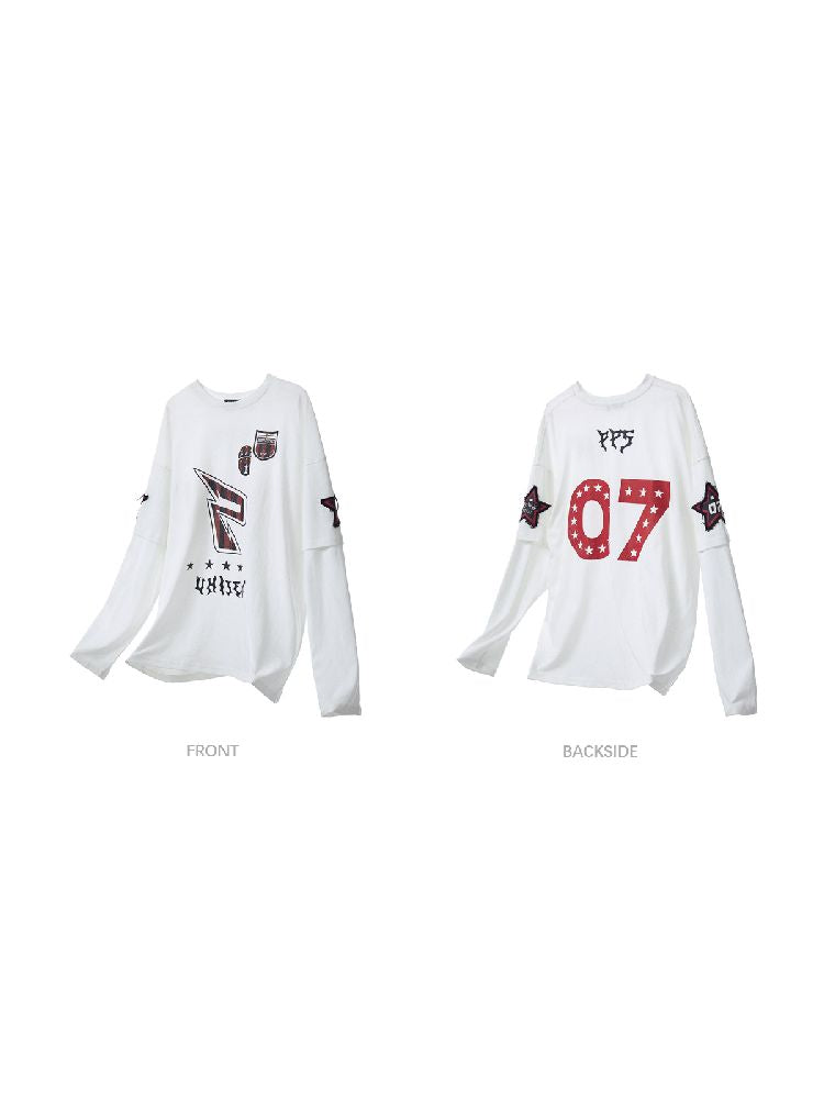 Embroidery Quick Dry Long Sleeve T-Shirt【s0000011695】