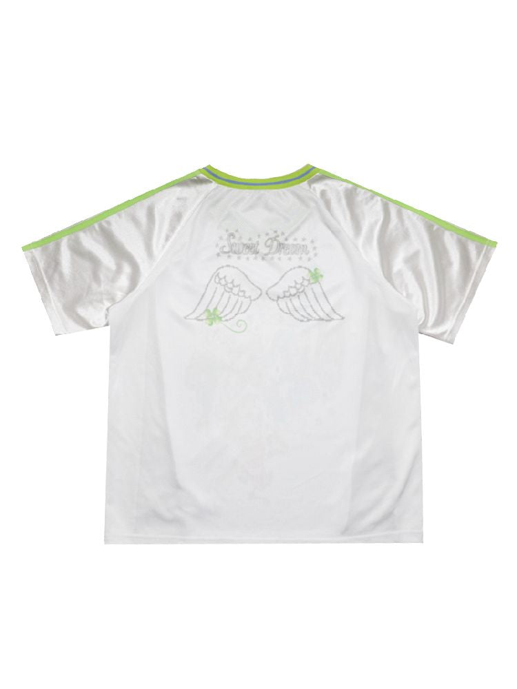 Patchwork Short Sleeve Jersey【s0000012196】