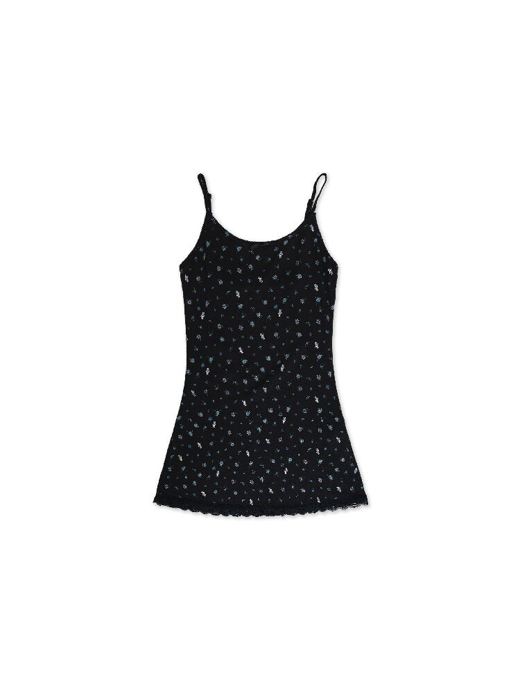 Hand Painted Floral Lace Dress【s0000017923】