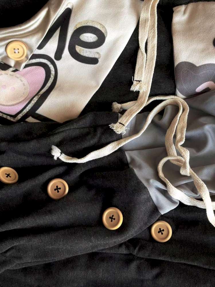 Button Strap Splicing Leg Cover【s0000015398】