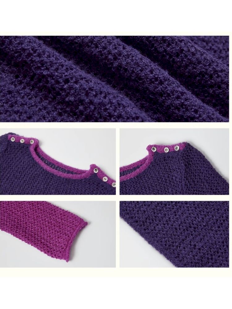 Knit Bottom Shirt Top【s0000012273】