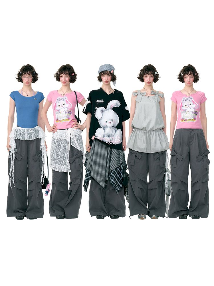 Straight casual workwear pants【s0000013375】