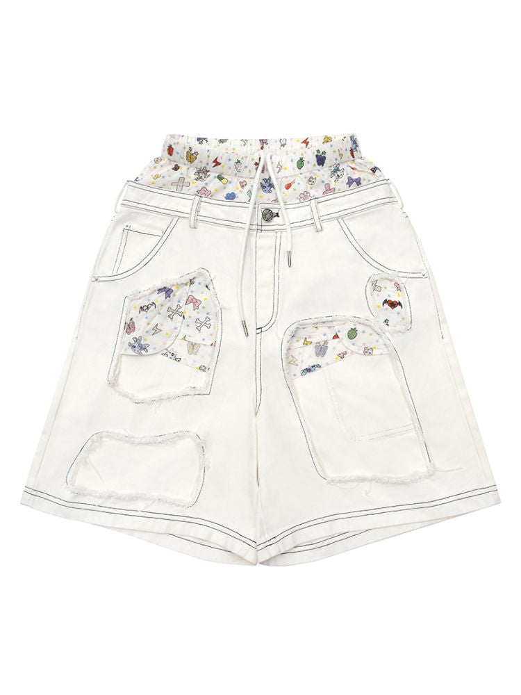 Hole Breaking Denim Shorts【s0000012589】