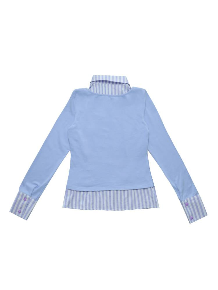 Cartoon-Style Two-Piece Long-Sleeve Shirt【s0000014447】