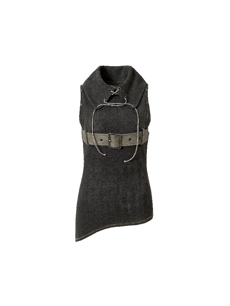 Knit Sleeveless Stretch Vest Top【s0000012046】