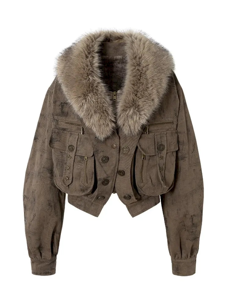 Faux Two-Piece Functional Jacket【s0000014115】