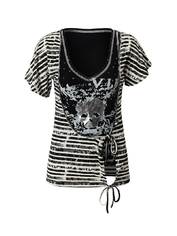 Vintage Punk Y2k Two-Piece T-Shirt【s0000017241】