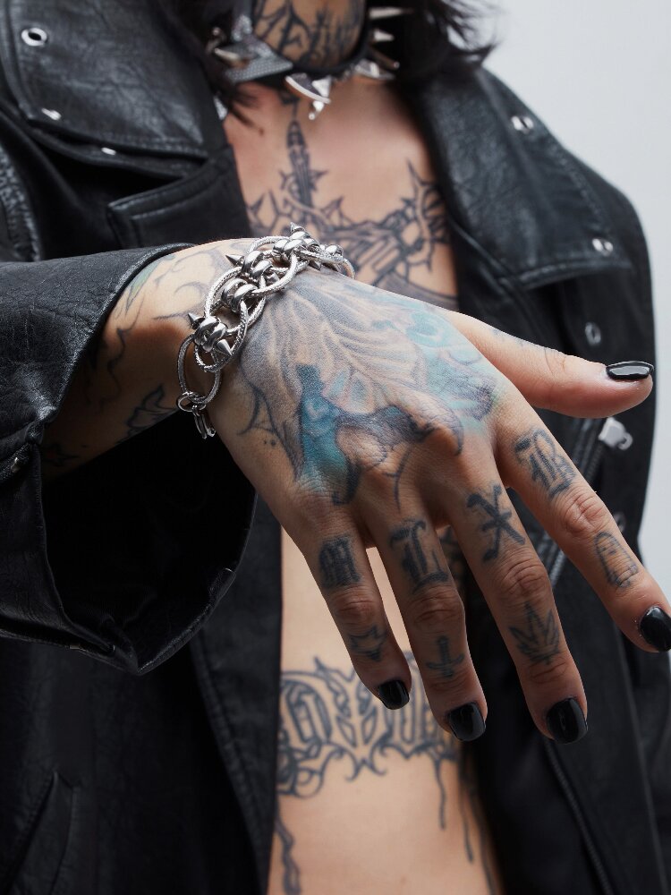 Castle Thorn Heavy Gothic Bracelet【s0000018979】