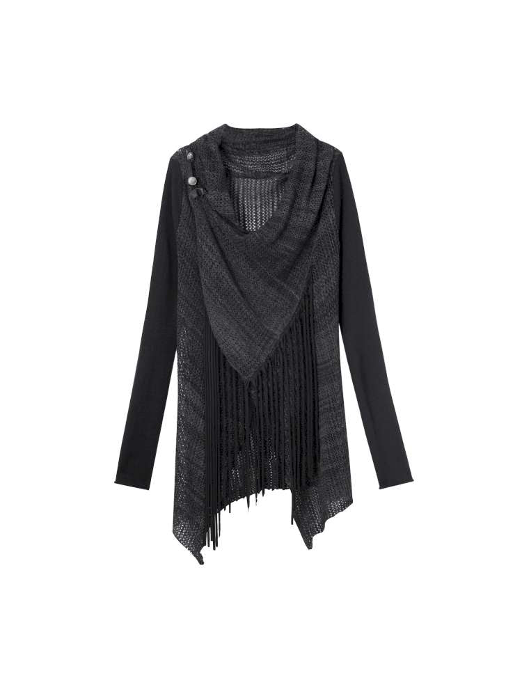 Slim Wandering Wind Tassel Cardigan【s0000014713】