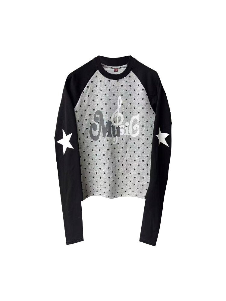 Raglan Color Block Long Sleeve Shirt【s0000018196】