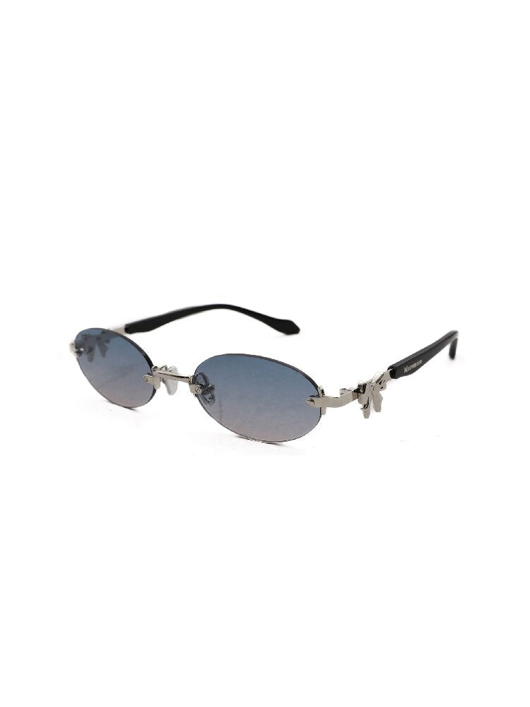 Metal Bow Rimless Glasses【s0000016134】