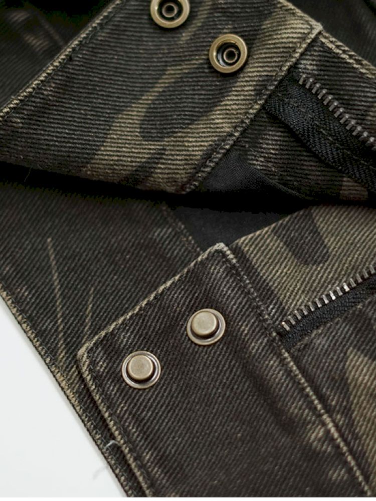 Camouflage Low-Waist Short Skirt 【s0000012803】