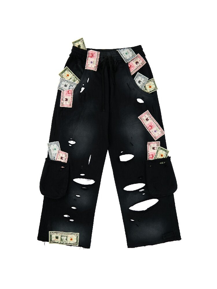 Distressed Sweatpants【s0000017488】