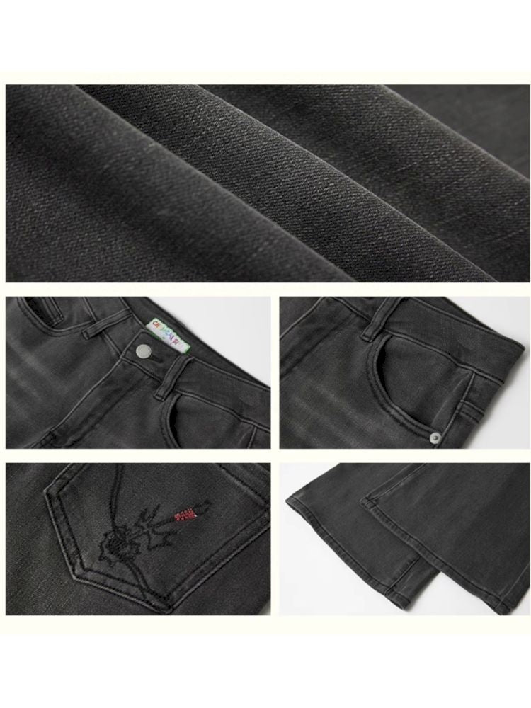 Slim micro flare pants【s0000012275】