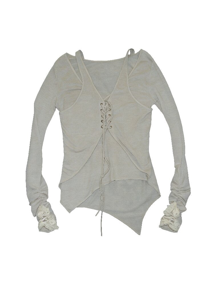 Romantic Antique Embroidered Top【s0000017973】