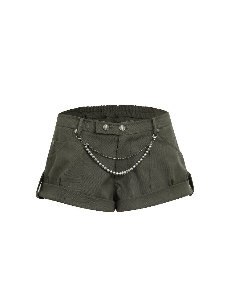 Vintage Worsted Fleece Mini Shorts【s0000016563】