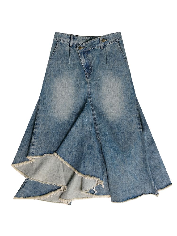 Denim Half-body Skirt【s0000011487】