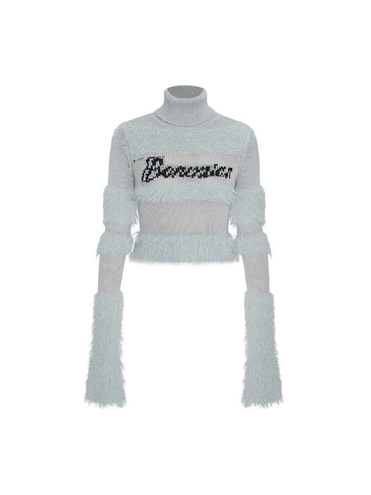Spice girl splicing jacquard sweater【s0000005149】