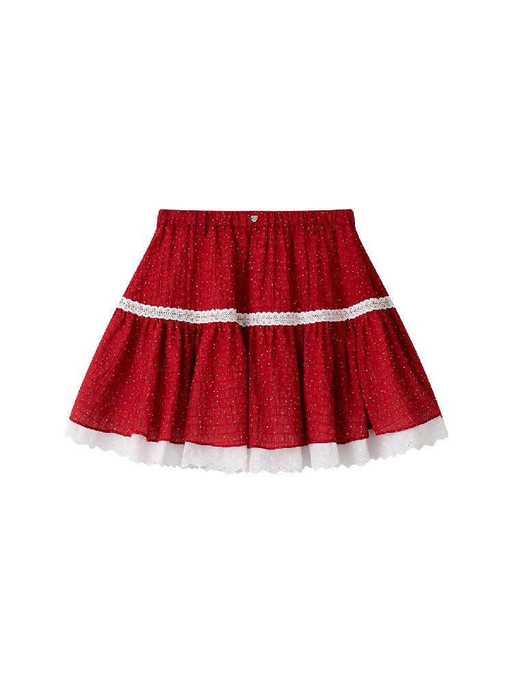 Ballet style A-line half-body skirt【s0000011979】