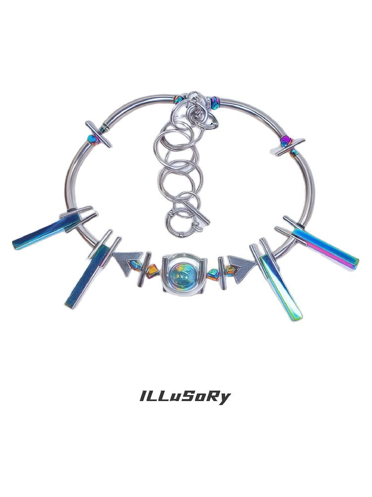 Gem Pharaoh Heavy Futurist Choker【s0000018821】