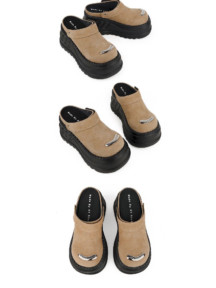 Metal Boken Slippers【s0000012169】