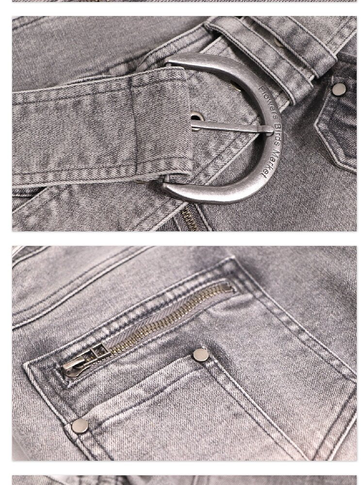 Polished White Pleated Denim Pant【s0000016056】