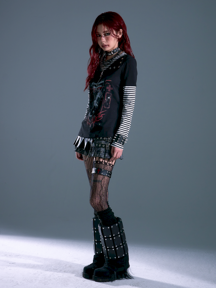 Casual Long-Sleeve T-Shirt【s0000013914】