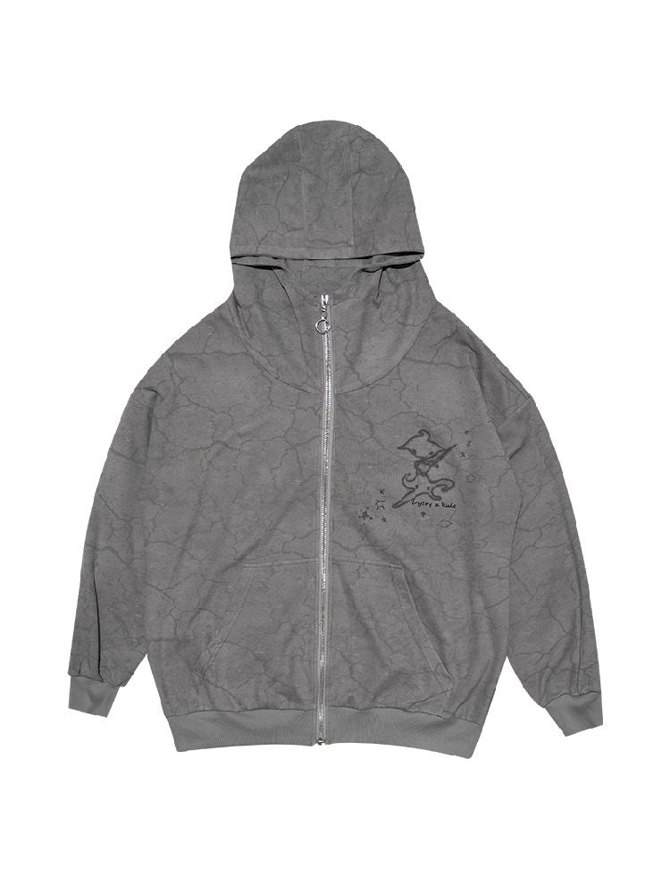 Hooded Sweatshirt Cardigan【s0000011190】