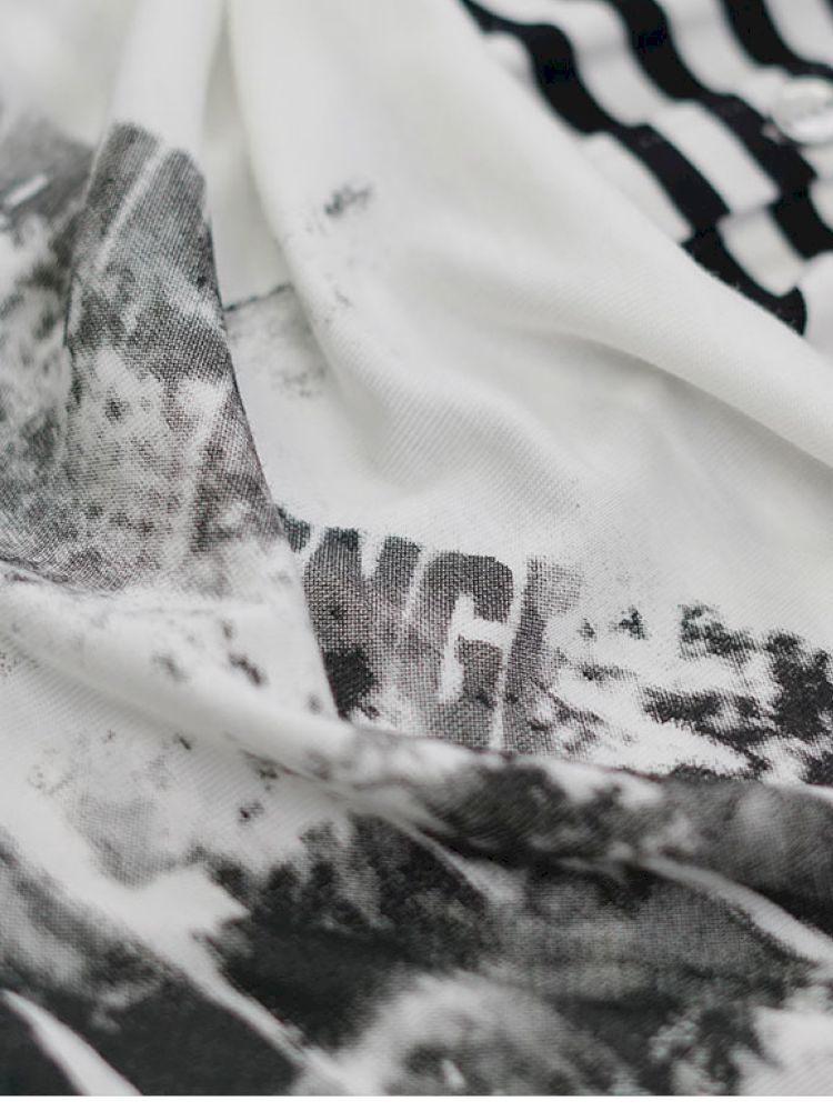 Swing Neck Striped Short Sleeve T-Shirt【s0000012807】