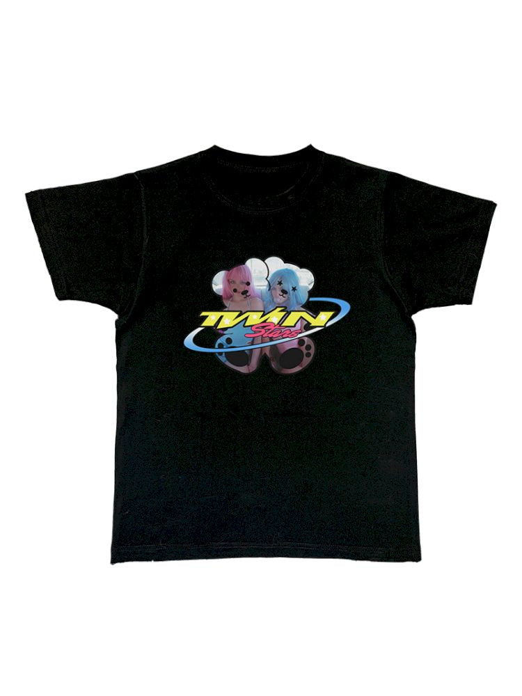 Dopamine Street Positive Shoulder T-Shirt【s0000012462】