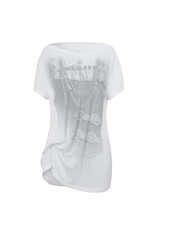 Knot Shape Short Sleeve T-shirt【s0000012212】