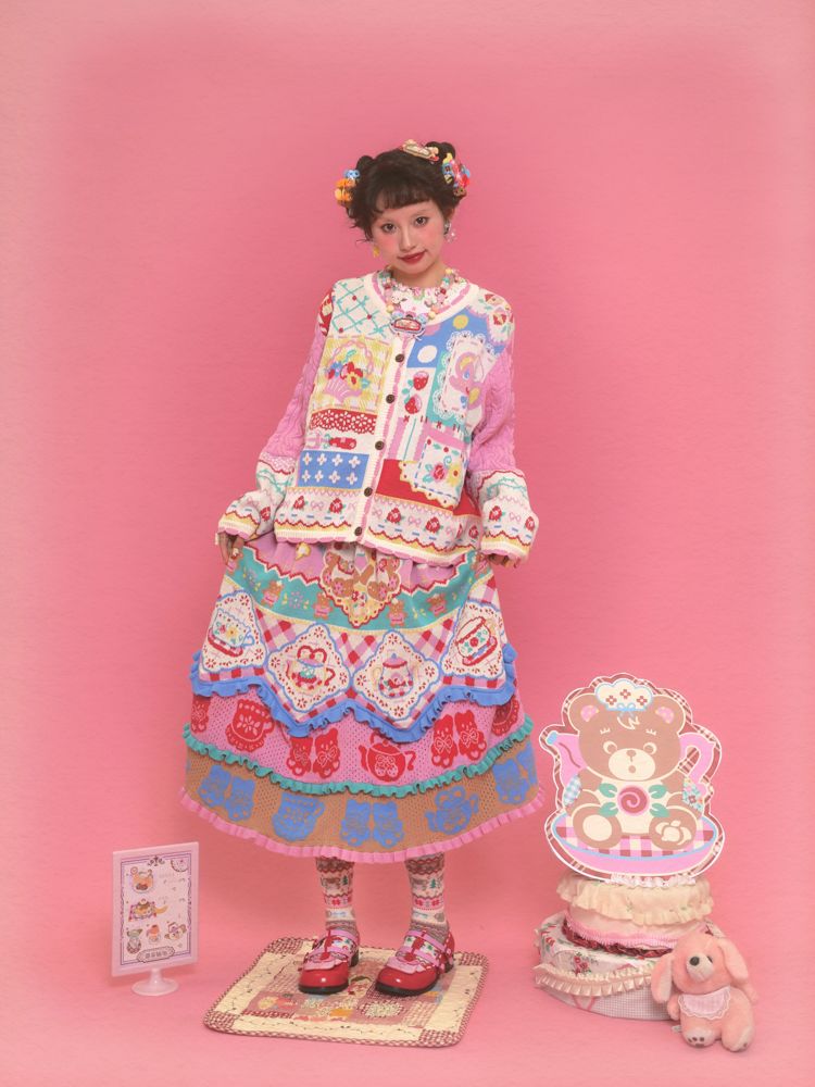 Vintage Peplum Knit Skirt【s0000011327】