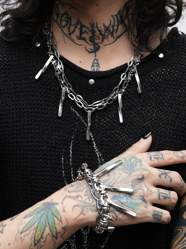 Split Pillar Heavy Punk Chain【s0000019000】