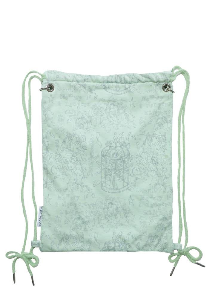 Double-Shoulder Drawstring Bag【s0000014441】