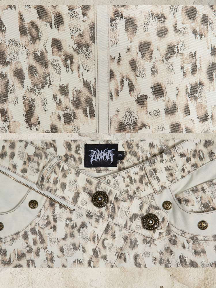 Straight-Leg Flared Low-Rise Pants【s0000014487】