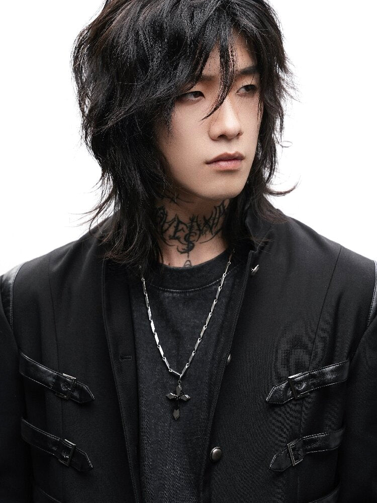 Versatile Cross Titanium Necklace【s0000018986】