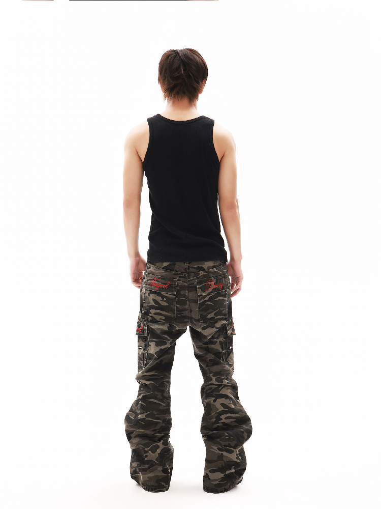 Wasteland Camouflage Utility Jeans【s0000018345】