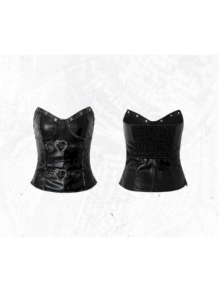 Slim Wrap Short Leather Breastplate【s0000011436】
