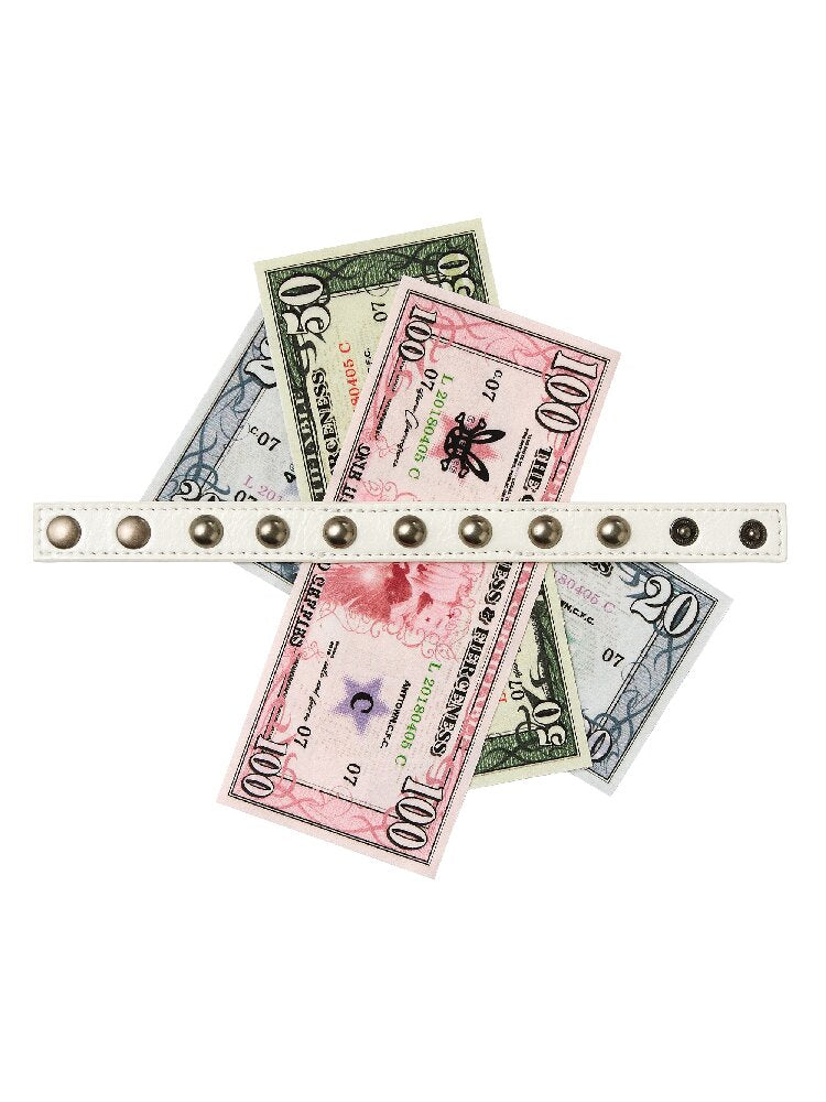 Printed Coins Leather Bracelet【s0000017031】
