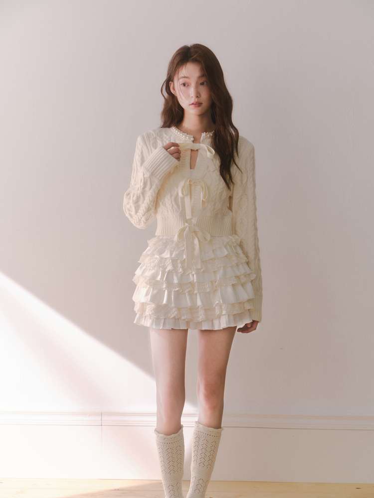 Patchwork Lace Mini Skirt【s0000014613】 – SCULTURE（エスカルチャー）