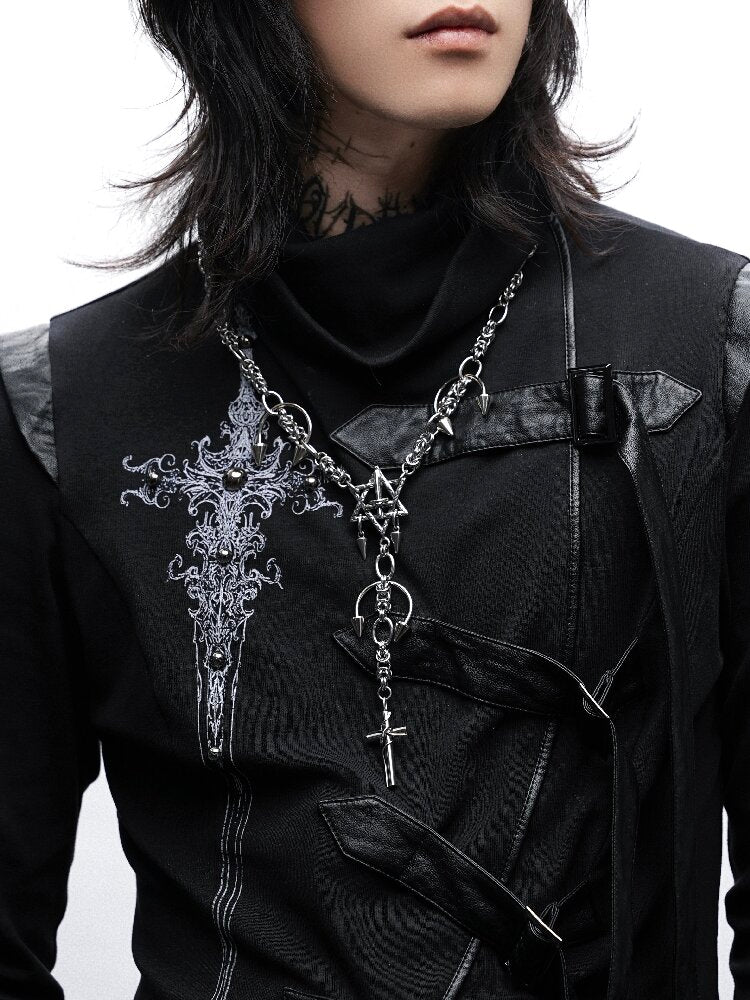 Forbidden Thorn Goth Heavy Necklace【s0000018984】