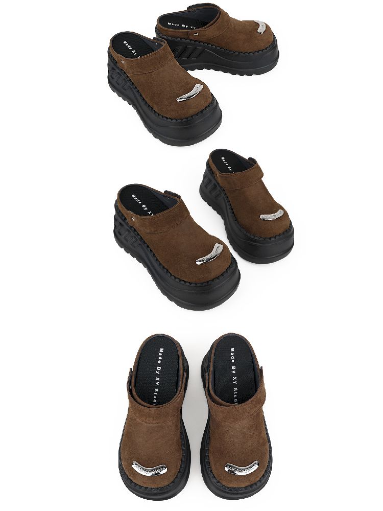 Metal Boken Slippers【s0000012170】