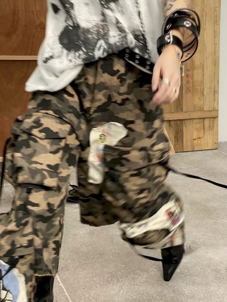 Camouflage Eights Multi-Pocket Workwear 【s0000009291】