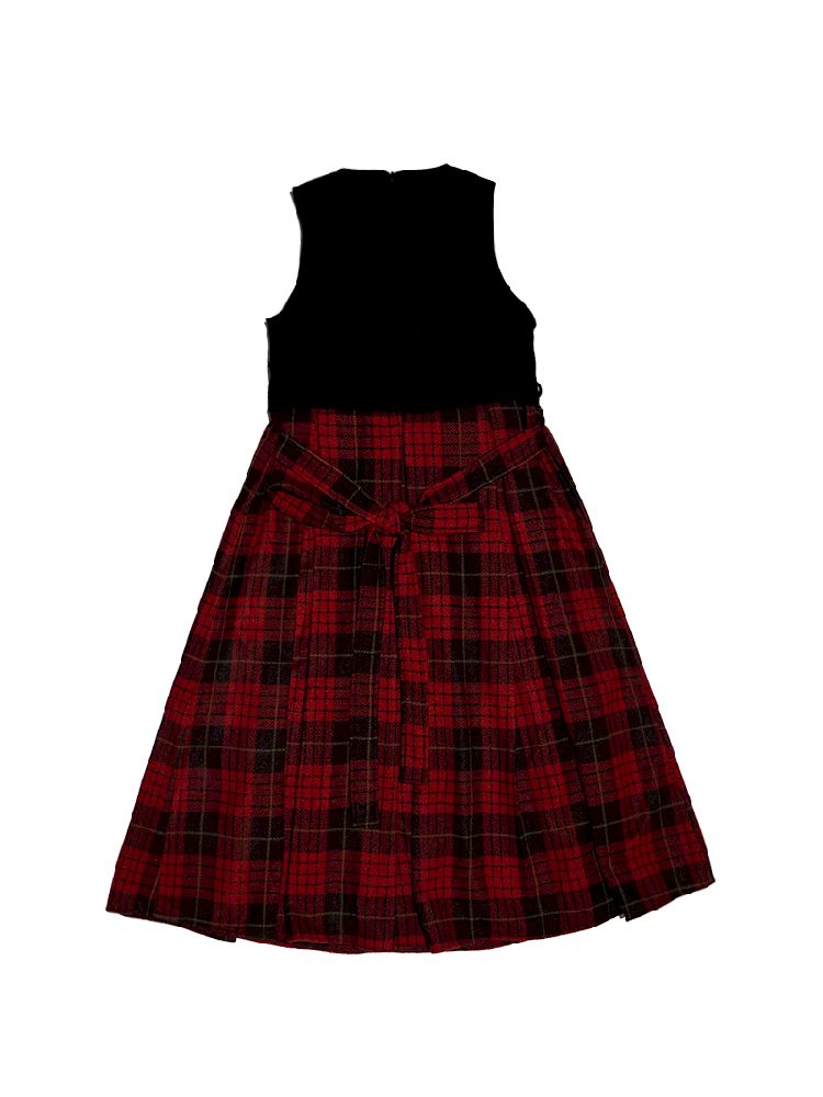 Velvet Vintage Vest Dress【s0000011336】