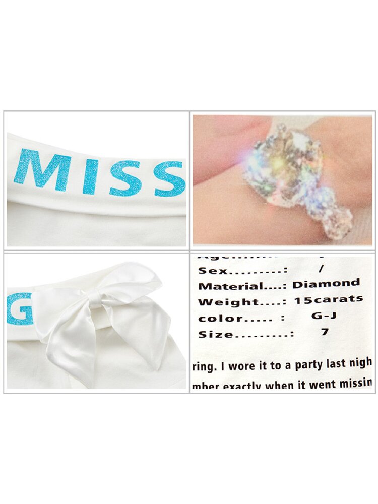 Ring Notice Printed One Line Top【s0000016046】