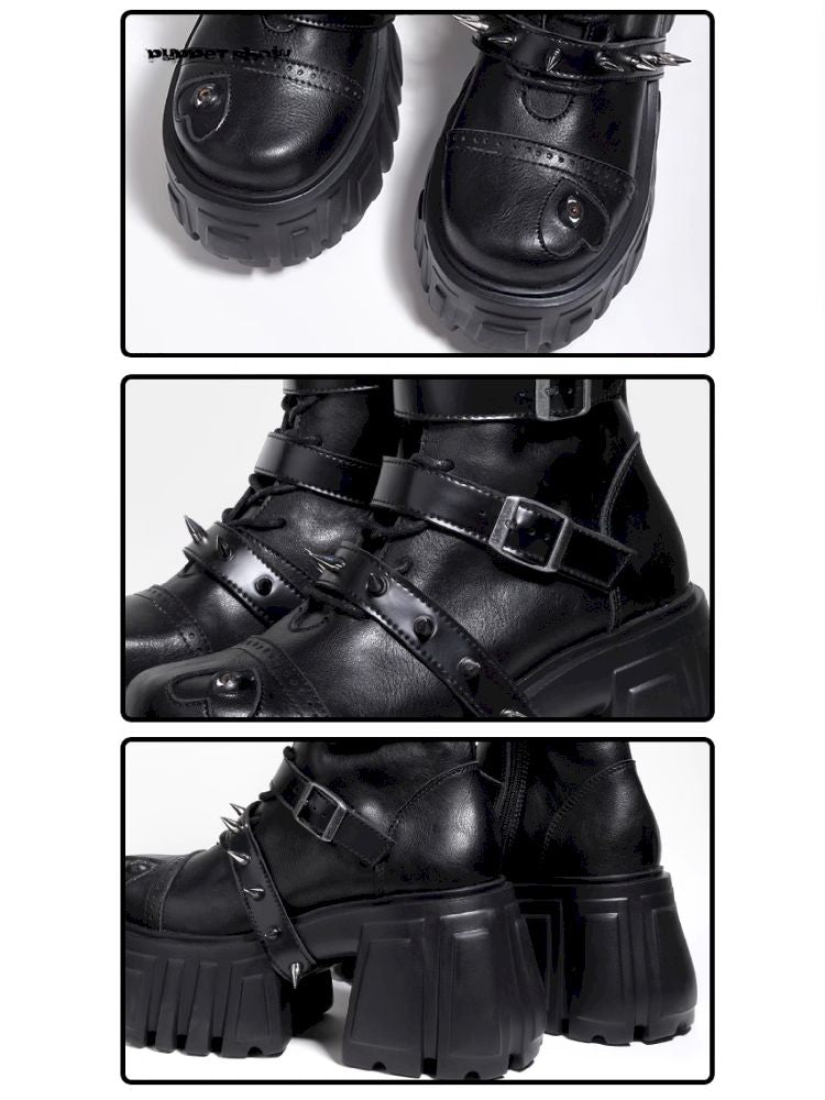 Cyberpunk Style Thigh High Boots【s0000011711】